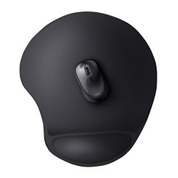 Trust 23728 BigFoot XL, Negro, Monocromo, Gel, Nylon, Caucho, Descansa muñecas