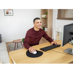 Trust 23728 BigFoot XL, Negro, Monocromo, Gel, Nylon, Caucho, Descansa muñecas 2