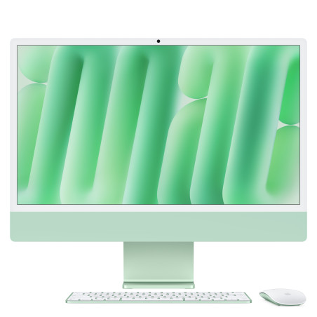 Imac 24' retina 4.5k chip m4 con cpu de 10 nucleos 24gb de memoria unificada 1tb ssd gpu de 10 nucleos cuatro puertos thunderbol
