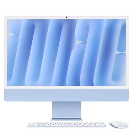 Imac 24' retina 4.5k chip m4 con cpu de 10 nucleos 24gb de memoria unificada 1tb ssd gpu de 10 nucleos cuatro puertos thunderbol