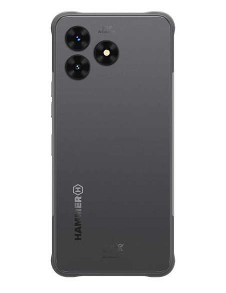 HAMMER BLADE Va 5G 16,7 cm (6.56") SIM doble Android 14 USB Tipo C 8 GB 128 GB 6000 mAh Grafito