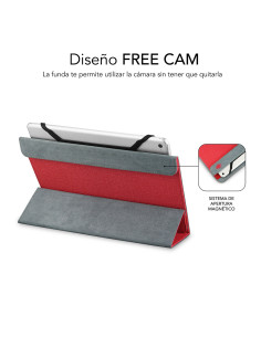 SUBBLIM Funda Tablet Freecam Case 10,1" Red 2