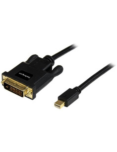 StarTech.com Cable de 1,8m Adaptador de Vídeo Mini DisplayPort a DVI-D - Conversor Pasivo - 1920x1200 - Negro