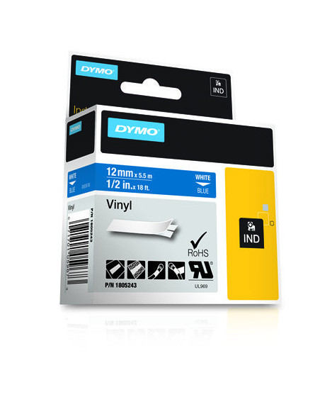 DYMO Etiquetas de Vinilo IND