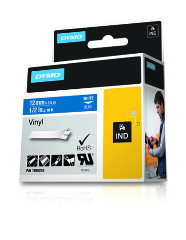 DYMO Etiquetas de Vinilo IND