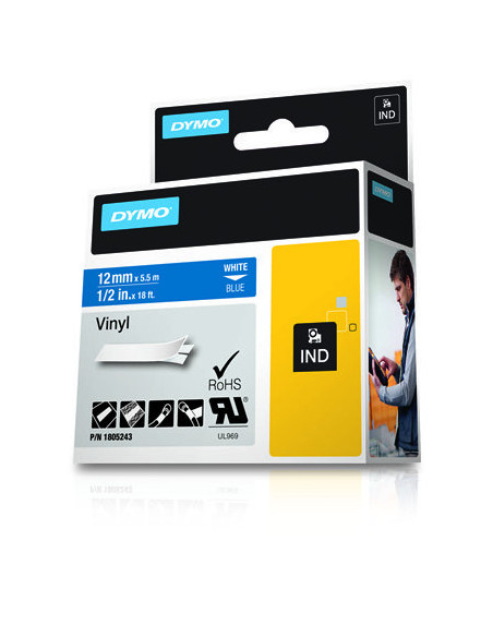 DYMO Etiquetas de Vinilo IND