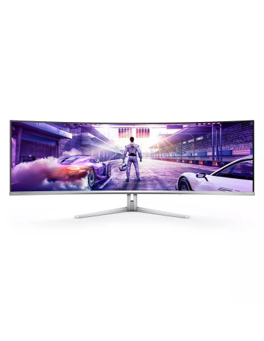 Philips Evnia 8000 49M2C8900 00 pantalla para PC 124,2 cm (48.9") 5120 x 1440 Pixeles Dual QHD QD-OLED Blanco