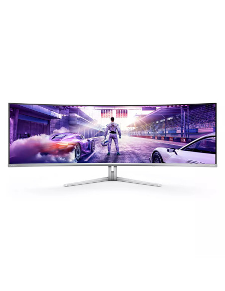 Philips Evnia 8000 49M2C8900 00 pantalla para PC 124,2 cm (48.9") 5120 x 1440 Pixeles Dual QHD QD-OLED Blanco