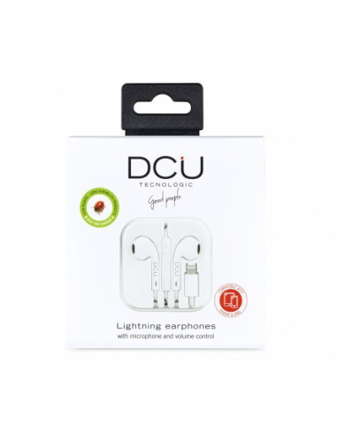 DCU Advance Tecnologic 34151015 auricular y casco Auriculares Alámbrico Dentro de oído Música Blanco
