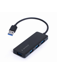 Gembird UHB-U3P4-03 base para portátil y replicador de puertos Alámbrico USB 3.2 Gen 1 (3.1 Gen 1) Type-A Negro 2
