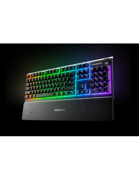 Steelseries APEX 3 teclado Juego USB QWERTY Portugués Negro