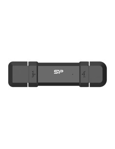 Silicon Power DS72 unidad flash USB 250 GB USB Type-A   USB Type-C 3.2 Gen 2 (3.1 Gen 2) Negro