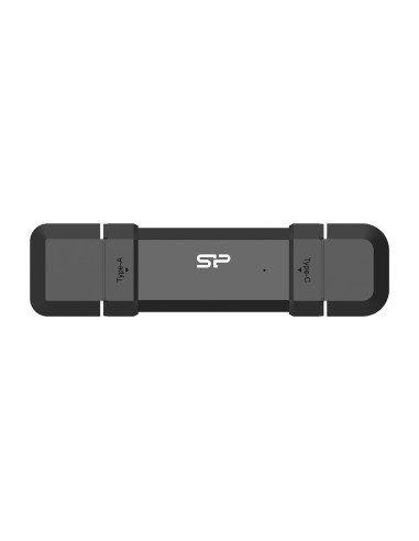 Silicon Power DS72 unidad flash USB 250 GB USB Type-A   USB Type-C 3.2 Gen 2 (3.1 Gen 2) Negro