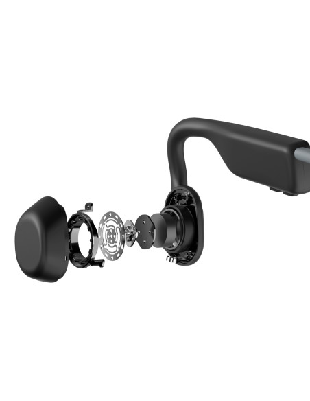 SHOKZ OpenMove Auriculares Inalámbrico Banda para cuello Deportes Bluetooth Gris