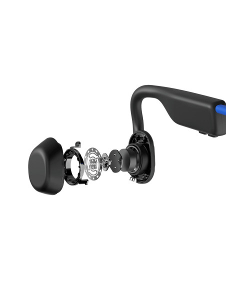 SHOKZ OpenMove Auriculares Inalámbrico gancho de oreja Llamadas Música USB Tipo C Bluetooth Azul