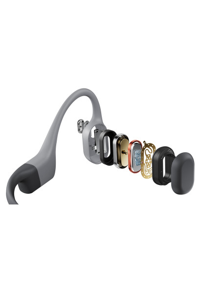 SHOKZ OpenSwim Pro Auriculares Inalámbrico De oreja abierta Deportes Bluetooth Gris