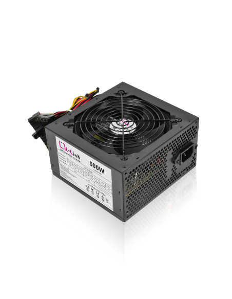 L-Link LL-PS-500-CAB unidad de fuente de alimentación 500 W 24-pin ATX ATX Negro