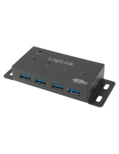LogiLink UA0149 hub de interfaz 5000 Mbit s Gris