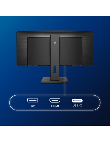 Philips B Line 346B1C 00 pantalla para PC 86,4 cm (34") 3440 x 1440 Pixeles Quad HD LCD Negro