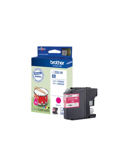 Brother LC22UM cartucho de tinta 1 pieza(s) Original Alto rendimiento (XL) Magenta
