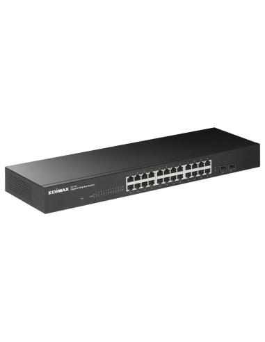 Edimax GS-1026 V3 switch No administrado Gigabit Ethernet (10 100 1000) Negro