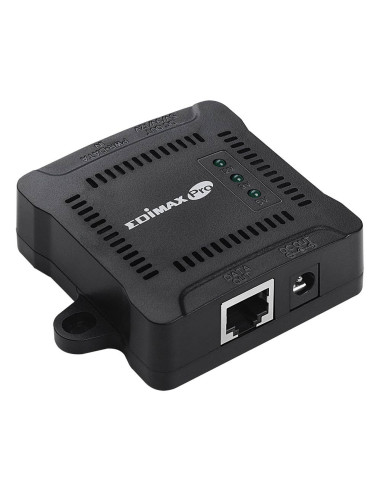 Edimax GP-101ST divisor de red Energía sobre Ethernet (PoE) Negro