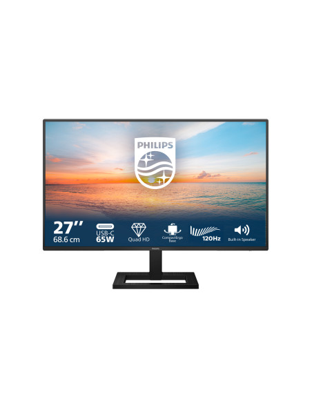 Philips 1000 series 27E1N1600AE 00 pantalla para PC 68,6 cm (27") 2560 x 1440 Pixeles Quad HD LCD Negro