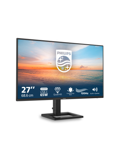 Philips 1000 series 27E1N1600AE 00 pantalla para PC 68,6 cm (27") 2560 x 1440 Pixeles Quad HD LCD Negro