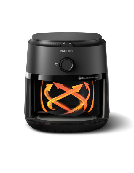 Philips 1000 series NA120 00 freidora Sencillo 4,2 L Independiente 1500 W Freidora de aire caliente Negro