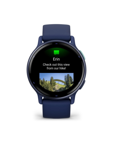 Garmin Vivoactive 5 3,05 cm (1.2") AMOLED 42 mm Digital 390 x 390 Pixeles Pantalla táctil Azul Wifi GPS (satélite)