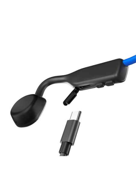 SHOKZ OpenMove Auriculares Inalámbrico gancho de oreja Llamadas/Música USB Tipo C Bluetooth Azul