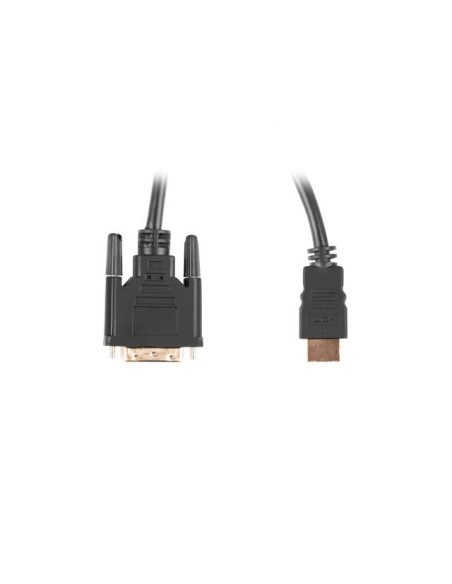 Lanberg CA-HDDV-20CU-0030-BK adaptador de cable de vídeo 3 m HDMI tipo A (Estándar) DVI-D Negro