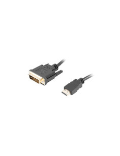 Lanberg CA-HDDV-20CU-0030-BK adaptador de cable de vídeo 3 m HDMI tipo A (Estándar) DVI-D Negro 2