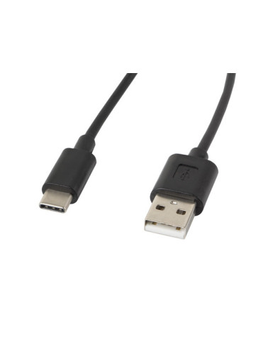 Lanberg CA-USBO-10CC-0018-BK cable USB USB 2.0 1,8 m USB A USB C Negro