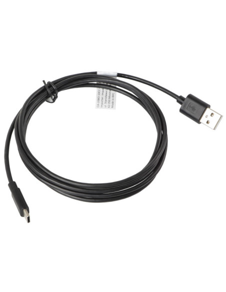 Lanberg CA-USBO-10CC-0018-BK cable USB USB 2.0 1,8 m USB A USB C Negro