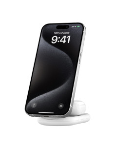 Belkin BoostCharge Auriculares, Smartphone Blanco USB Cargador inalámbrico Carga rápida Interior 2