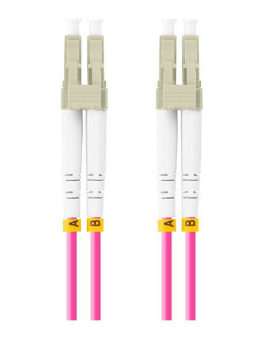 Lanberg FO-LULU-MD41-0005-VT Cable de fibra óptica e InfiniBand 0,5 m LC LC UPC Violeta