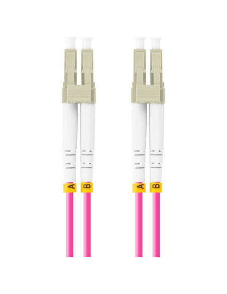 Lanberg FO-LULU-MD41-0005-VT Cable de fibra óptica e InfiniBand 0,5 m LC LC UPC Violeta