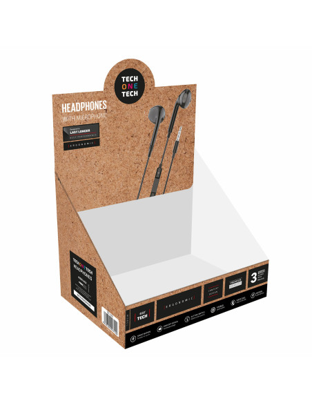 TECH ONE TECH Pack ahorro auriculares earTECH 12 unid JACK (6+6)