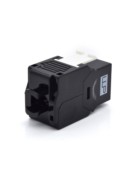 WP WPC-KEY-6AUP-TL BL conector RJ45 Negro, Blanco