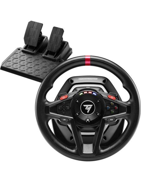 Thrustmaster T128 Negro USB Volante + Pedales Analógico PC, Xbox, Xbox One