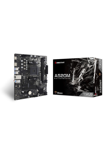 Biostar A520MT placa base AMD A520 Zócalo AM4 micro ATX