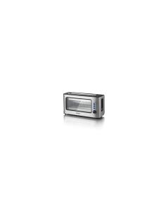 Haeger TO-100.014A tostadora 6 2 rebanada(s) 1000 W Negro, Acero inoxidable 2