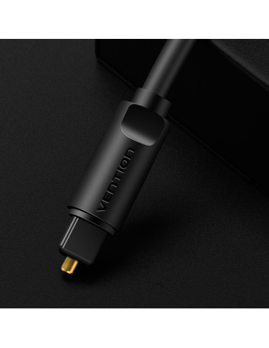 Vention Cable de Audio de Fibra óptica BAEBG  1.5m  Negro
