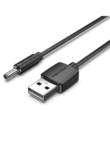 Vention Cable Conversor USB CEXBF  USB Macho - Jack 3.5 Macho  1m  Negro