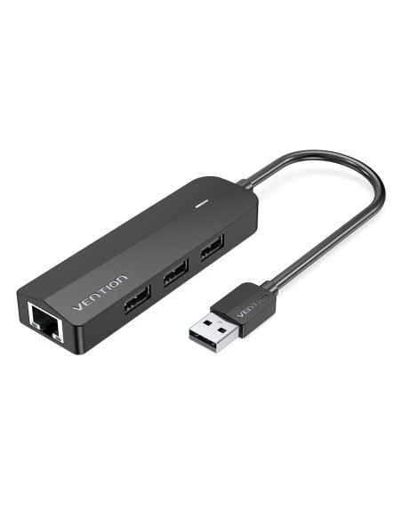 Vention Docking USB 2.0 CHPBB  3xUSB  1xMicro USB  1xRJ45  Negro
