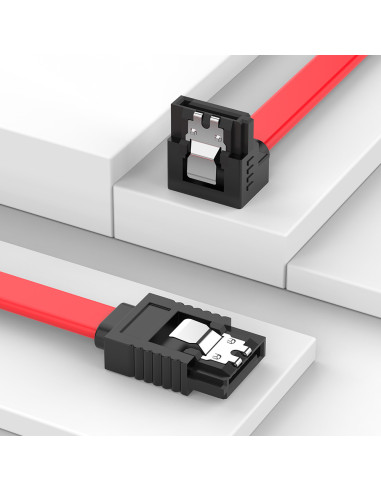 Vention Cable SATA KDDRD  SATA Hembra - SATA Hembra  50cm  Rojo