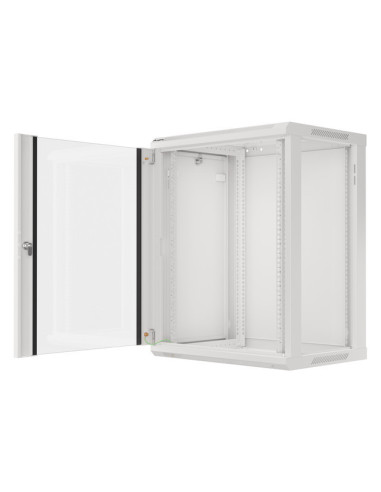 Lanberg WF01-6415-10S armario rack 15U Bastidor de pared Gris