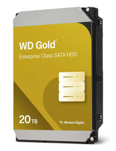 Western Digital Gold WD203KRYZ disco duro interno 20 TB 7200 RPM 512 MB 3.5" SATA
