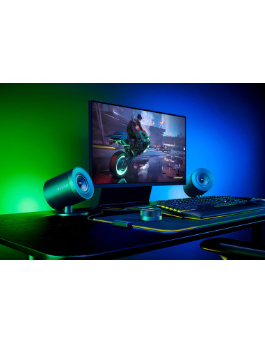 Razer Nommo V2 Pro Rango completo Negro Inalámbrico y alámbrico